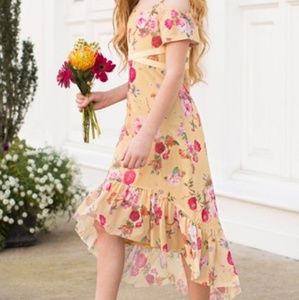 Joyfolie 5T Yellow Dress NWT